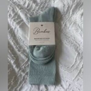 Bombas Women’s Ribbed Calf Socks - Light Blue